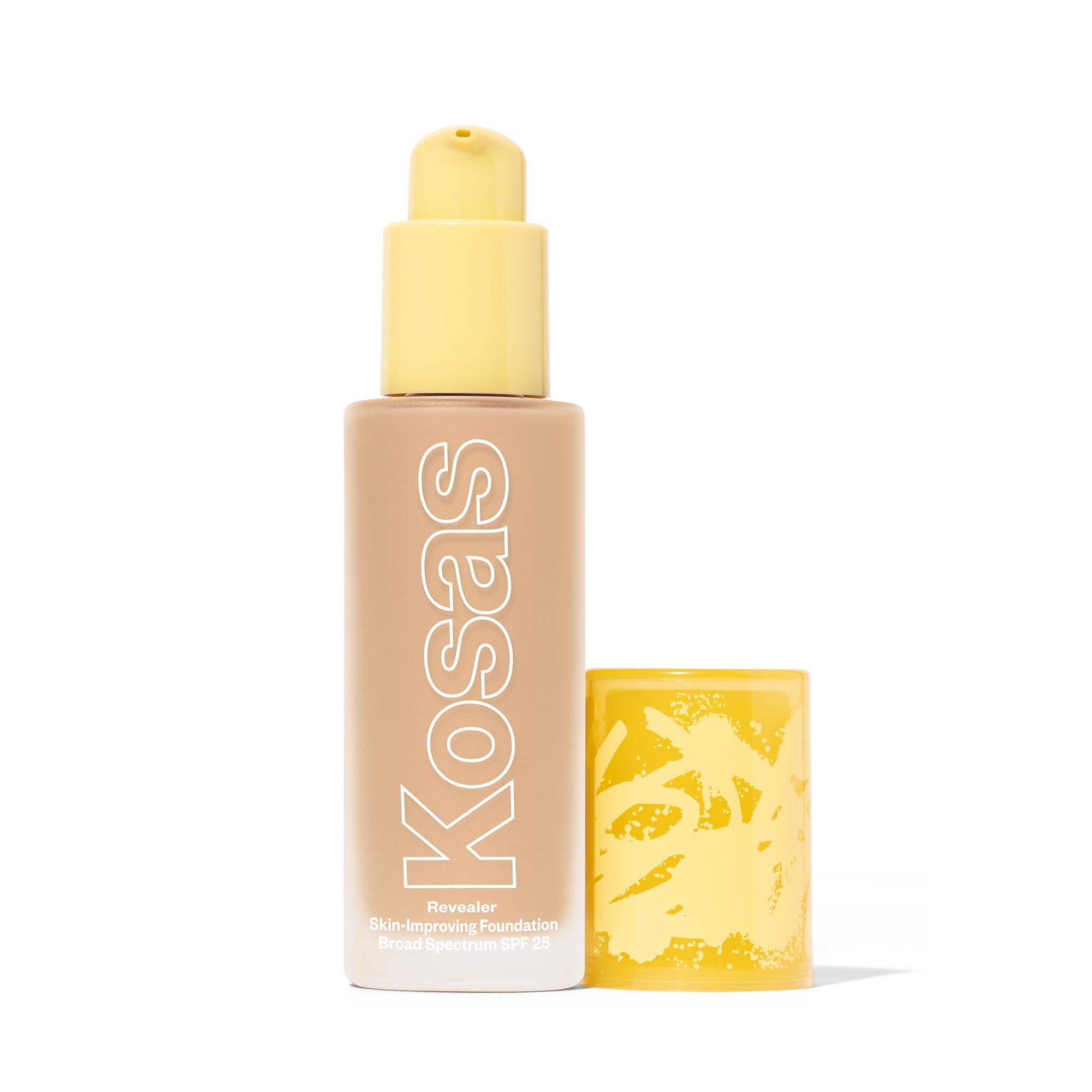 Kosas Revealer botella con pump para cobertura media y acabado natural
