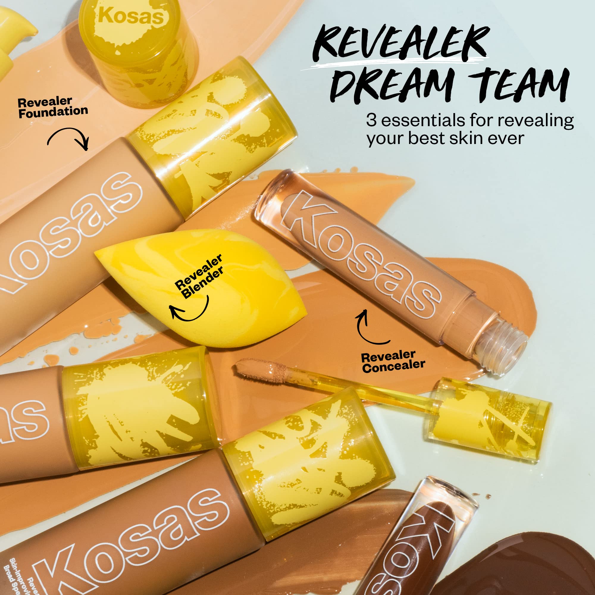 Kosas Revealer envase minimalista y libre de crueldad para piel sensible