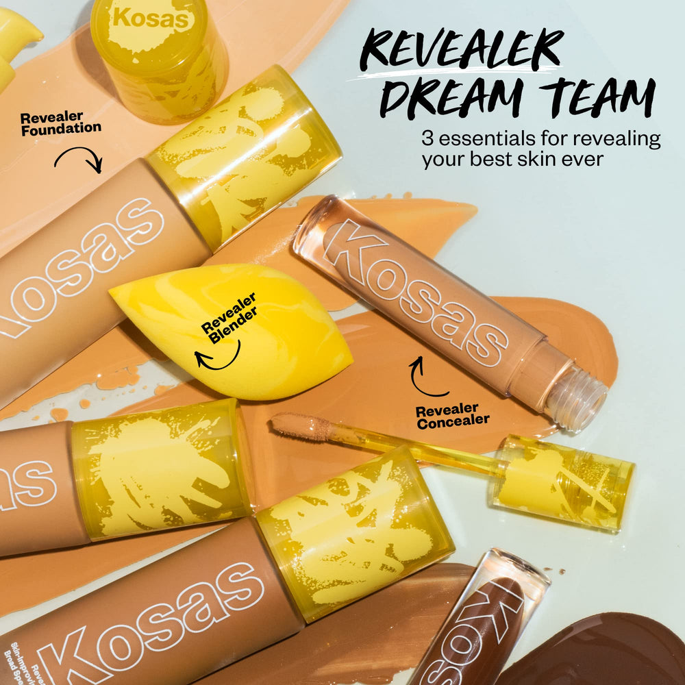 Kosas Revealer envase minimalista y libre de crueldad para piel sensible