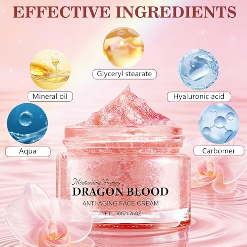 Kosimi crema sangre de dragón aplicación facial para suavizar líneas finas.