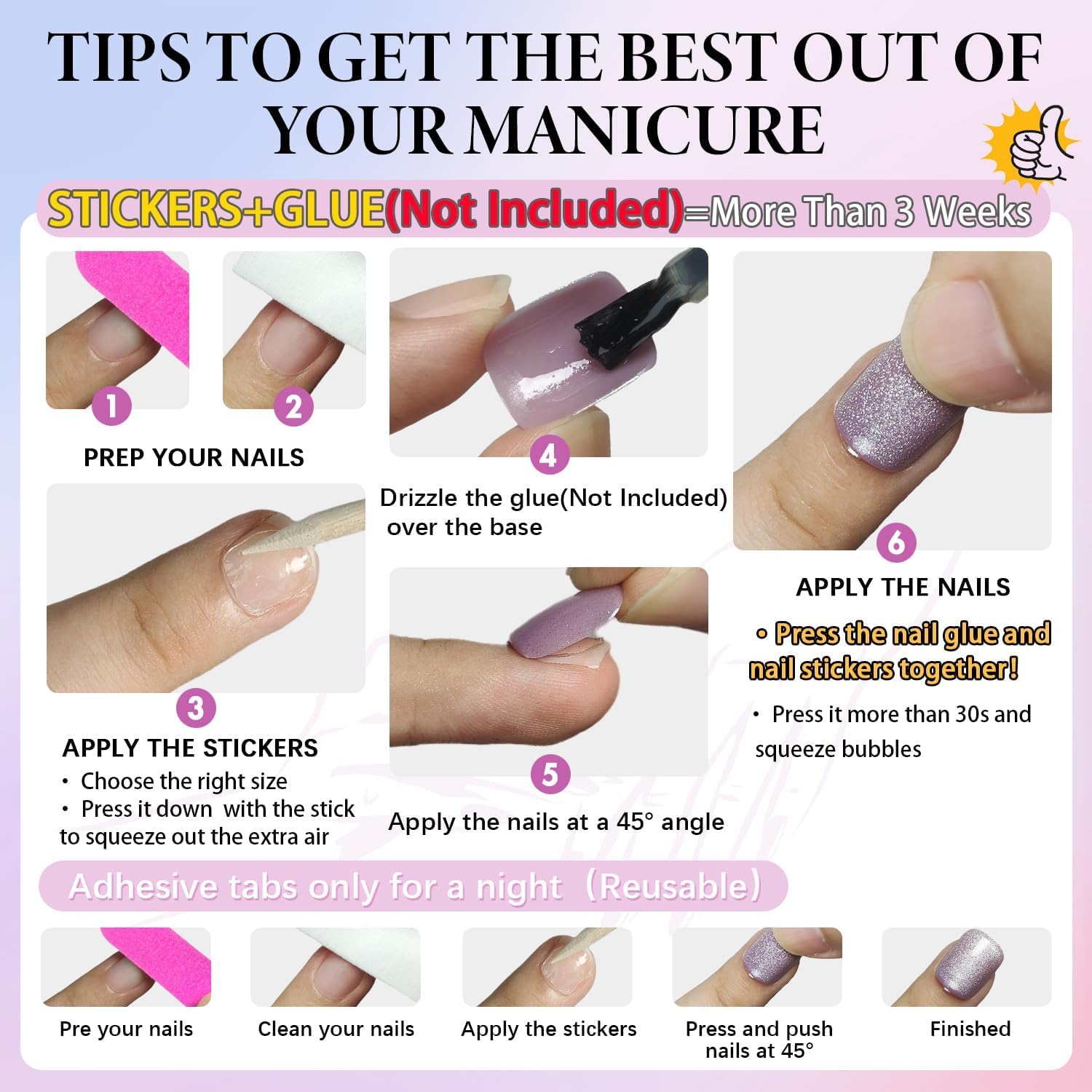 Uñas KQueenest duraderas para uso diario, ideales para escribir y limpiar con comodidad.