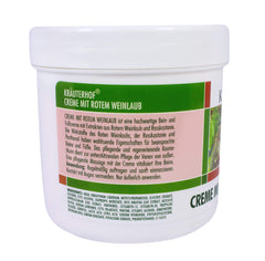 Krauterhof envase 250 ml, crema castaño de indias para cuidado de piernas.