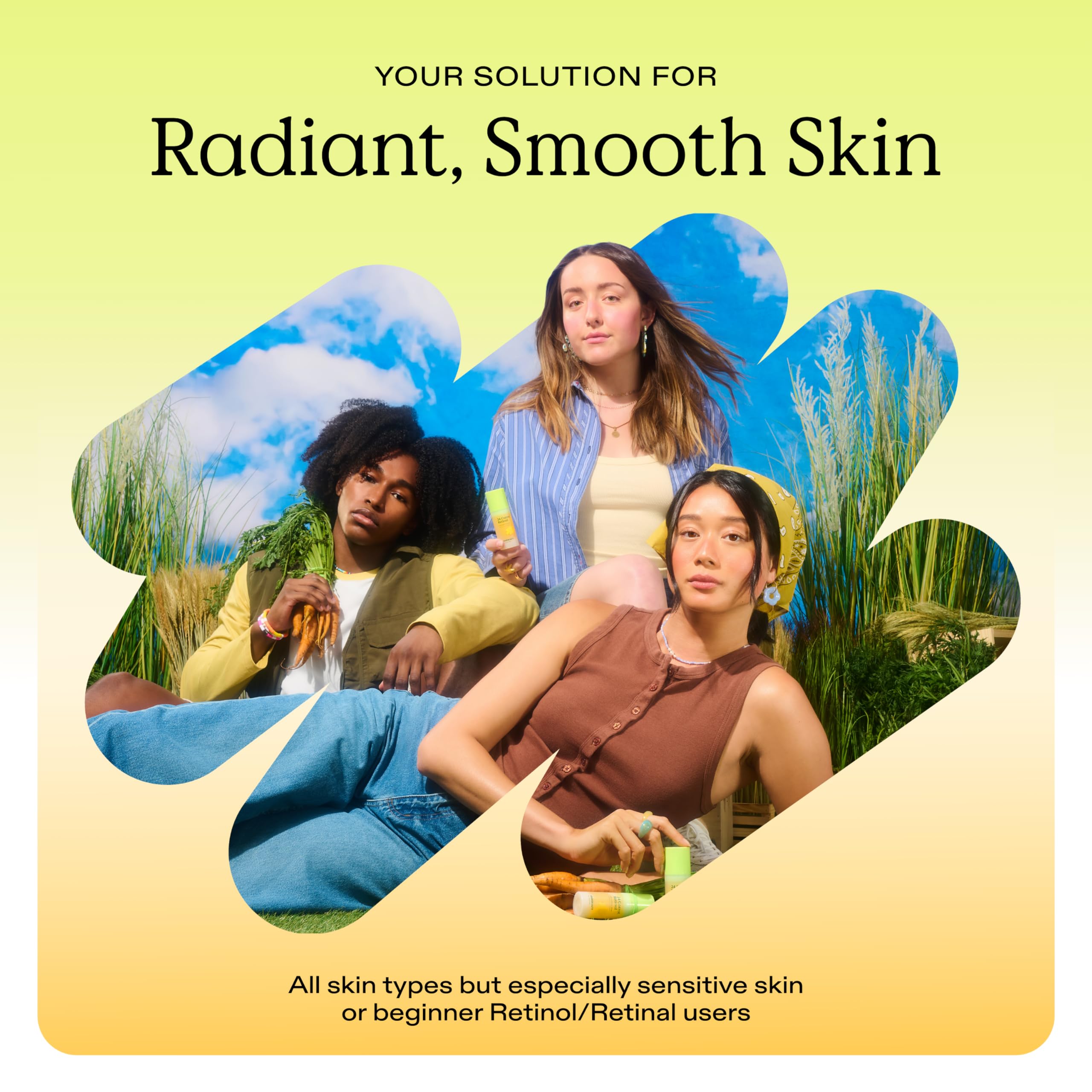 KraveBeauty 24 Carrot Suero sin fragancia: hidratación suave con aceite de torula