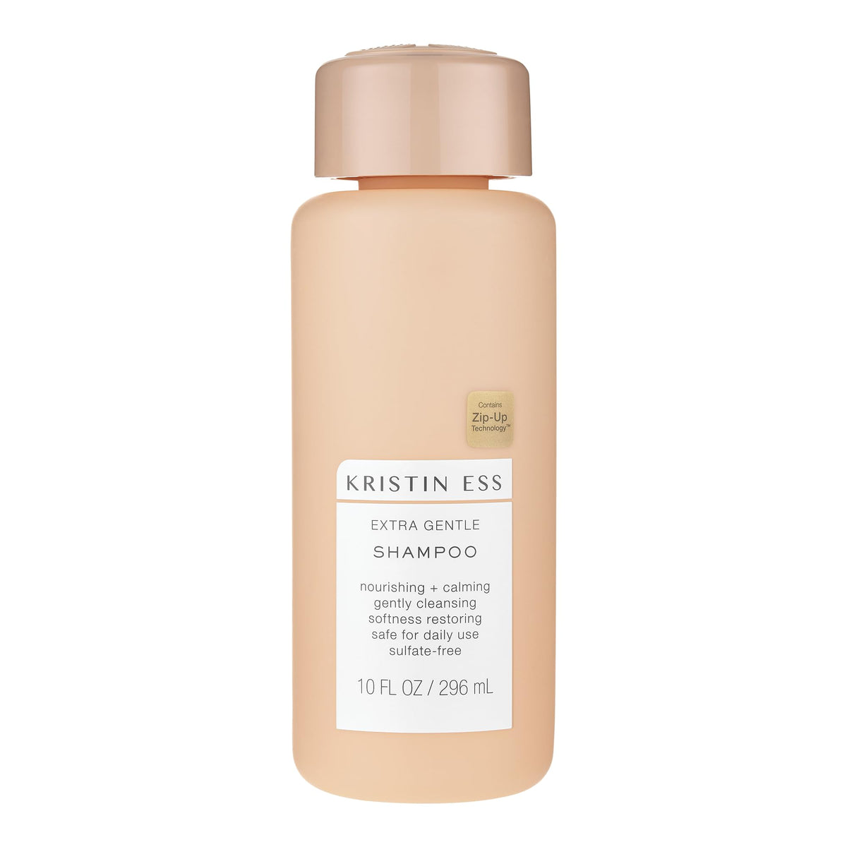 Shampoo Kristin Ess Extra Suave botella: cuidado delicado para piel sensible.