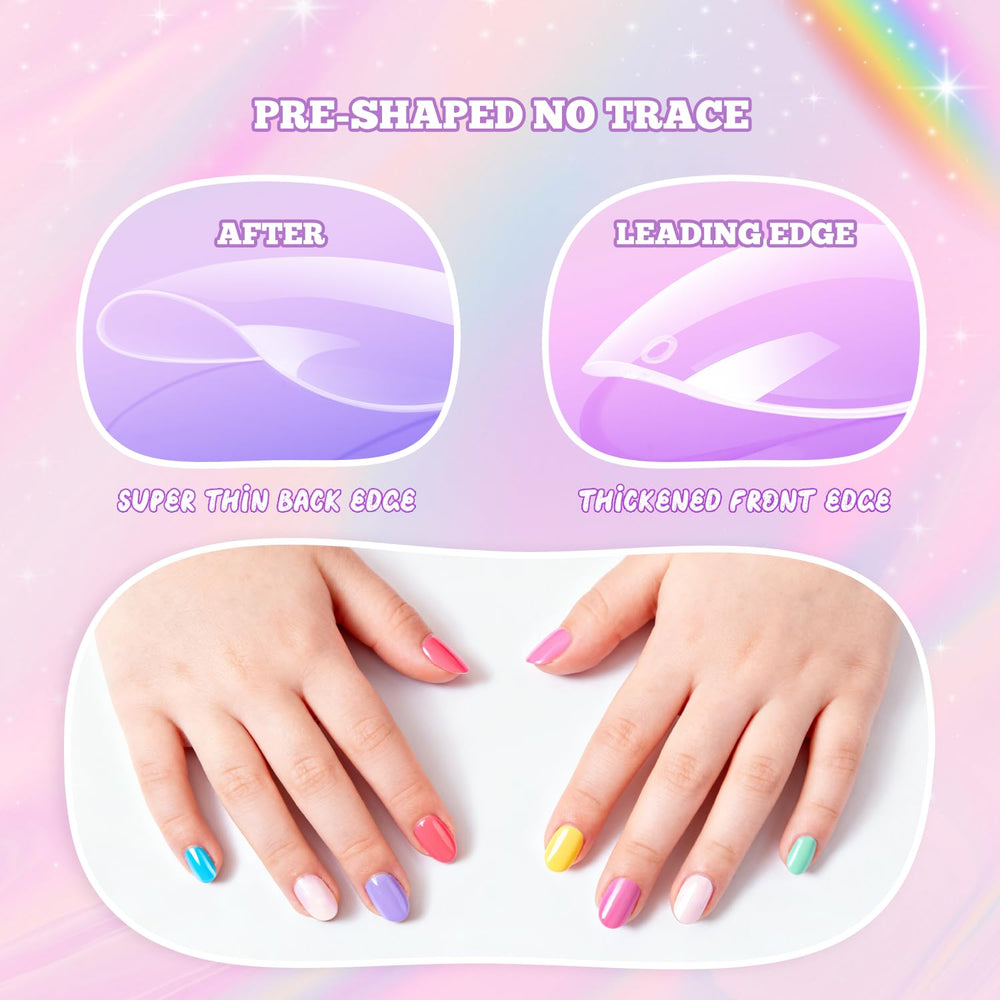 krofaue presentación regalo de uñas para niñas, perfecto como detalle.