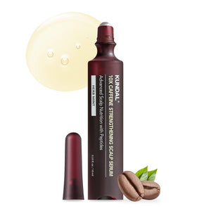 KUNDAL Serum Caída Cabello Roll-On 10x Cafeína: estimulando raíces para un cabello vivo