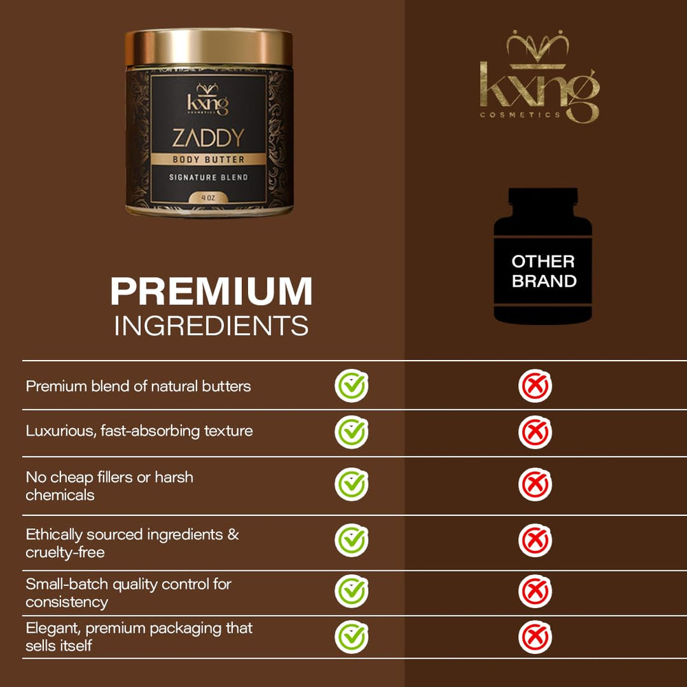 KXNG Cosmetics ingredientes naturales que nutren la piel y aportan vitaminas.