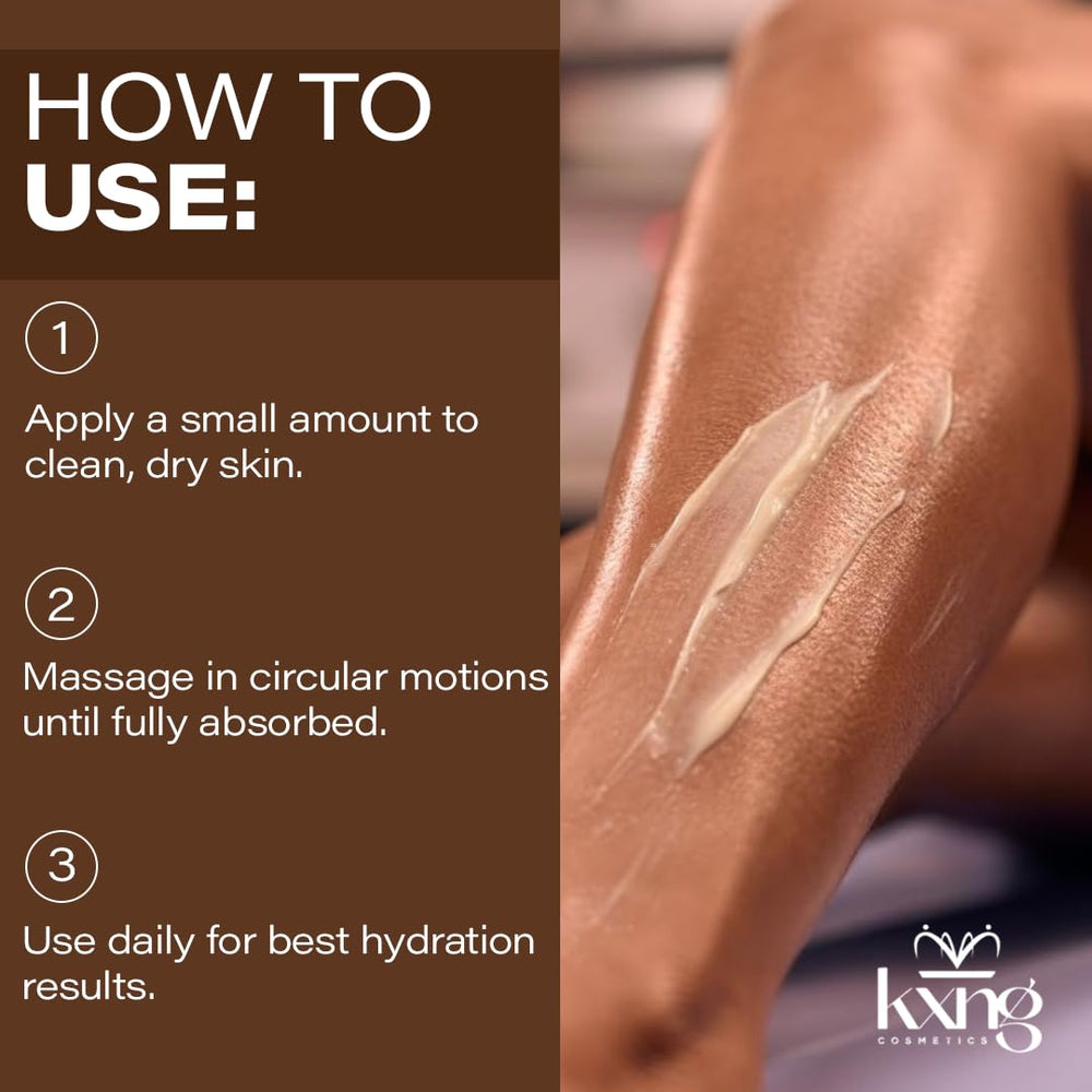 KXNG Cosmetics uso diario para cuidado de piel normal a seca.
