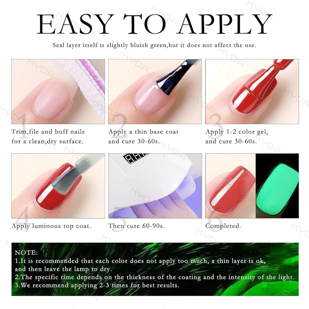 KYDA compatible con gel UV y acrílico para mayor versatilidad