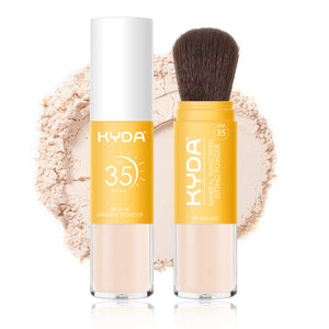 KYDA polvo mineral rostro con SPF 35 para un acabado mate natural
