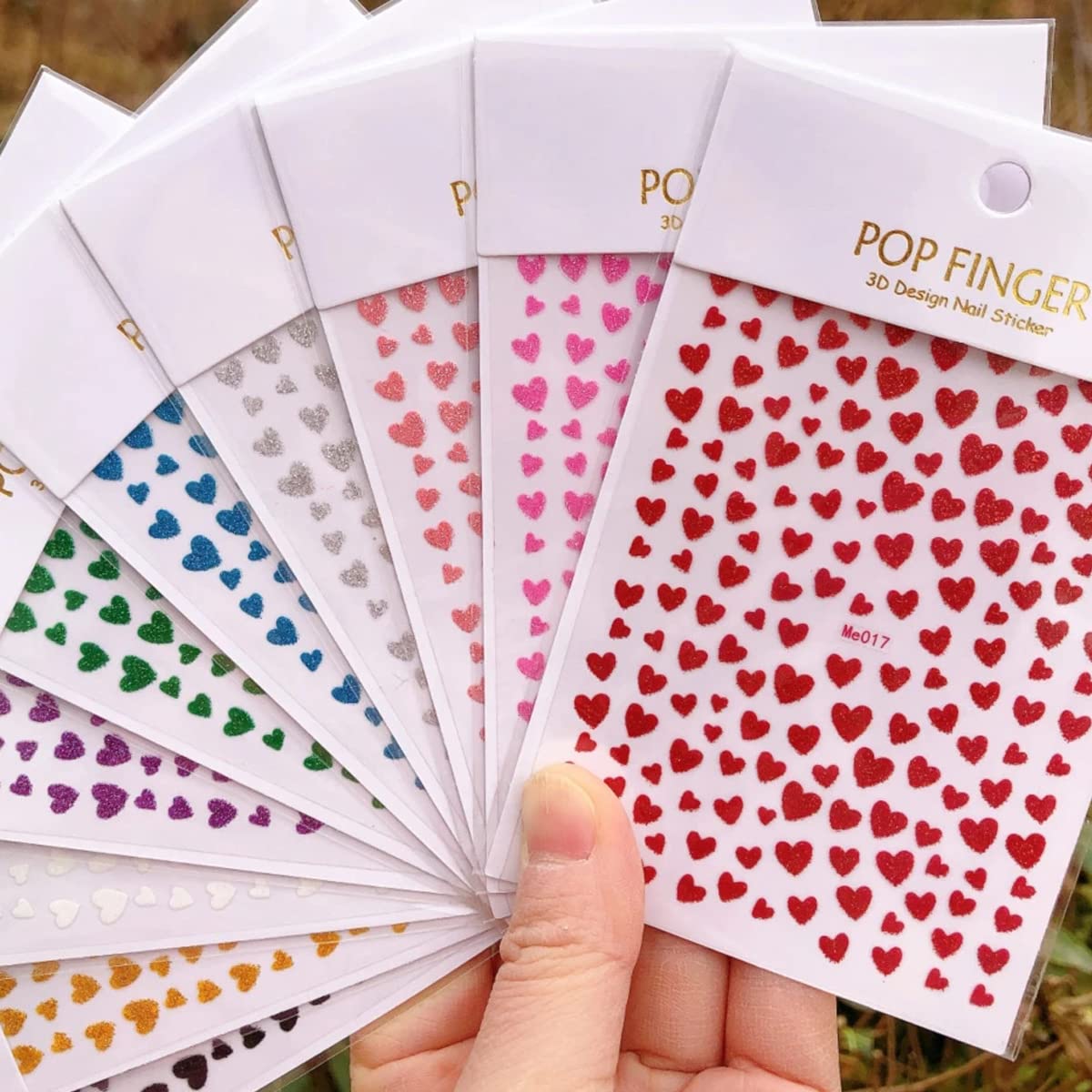 KZBTRBT set de 10 hojas para uñas, versátiles para salón o casa.