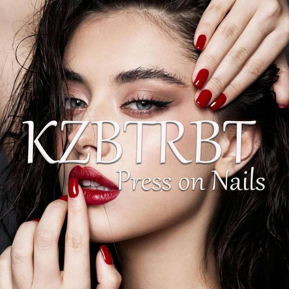 Uñas postizas KZBTRBT para fiestas y citas, diseño llamativo