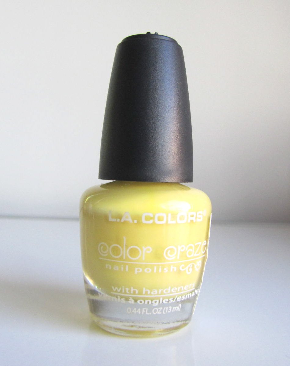L.A. COLORS Color Craze Daisy, esmalte en botella, color vibrante para uñas llamativas.