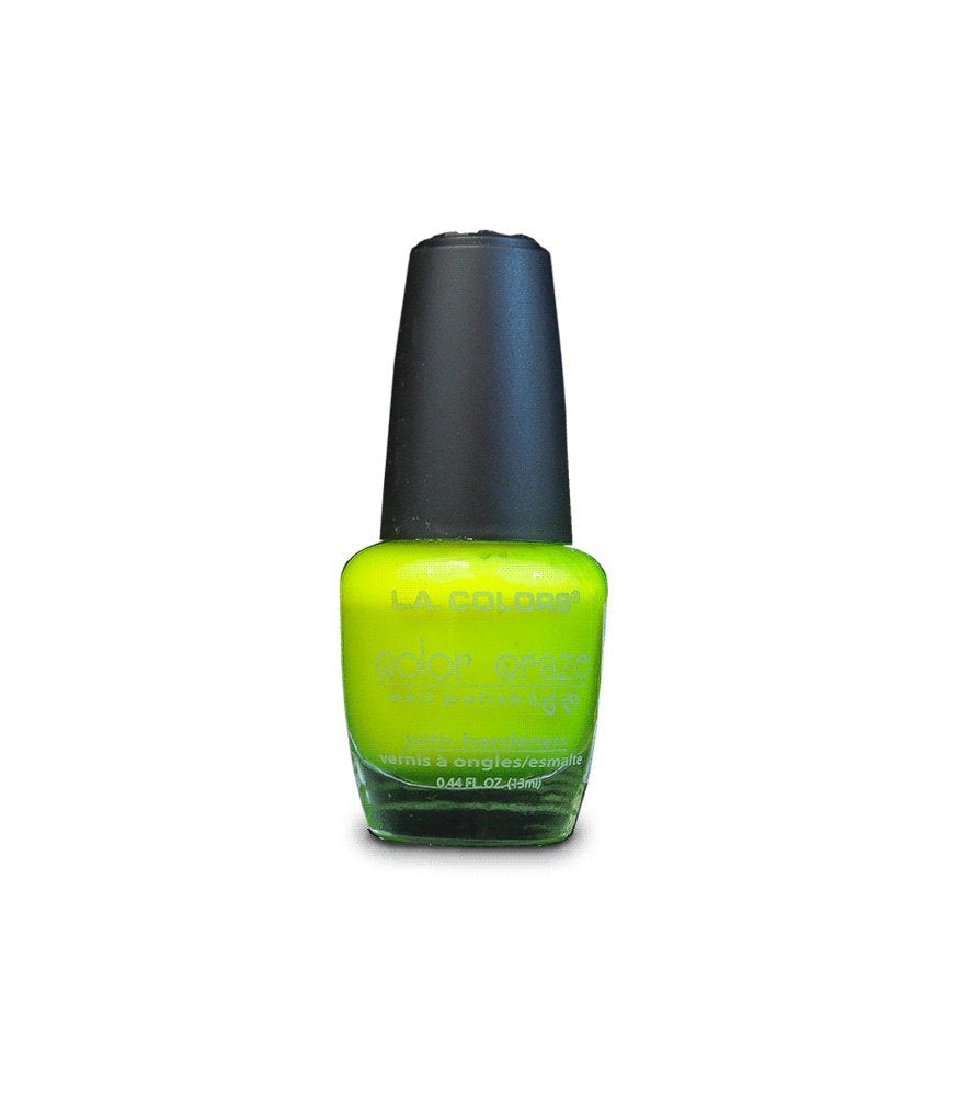 Esmalte L.A. COLORS Color Craze en botella, color vibrante para uñas.