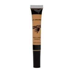 Conceal It Concealer de L.A. COLORS con aplicador de brocha para cobertura modulable y acabado natural