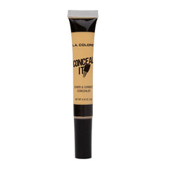 L.A. COLORS Conceal It Concealer amarillo CC563 para corrección suave y acabado natural.