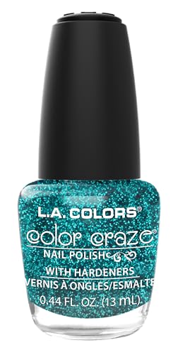 Esmalte L.A. COLORS Color Craze Isla del Tesoro, aplicación suave para uñas lisas.