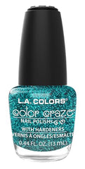 Esmalte L.A. COLORS Color Craze Isla del Tesoro, aplicación suave para uñas lisas.