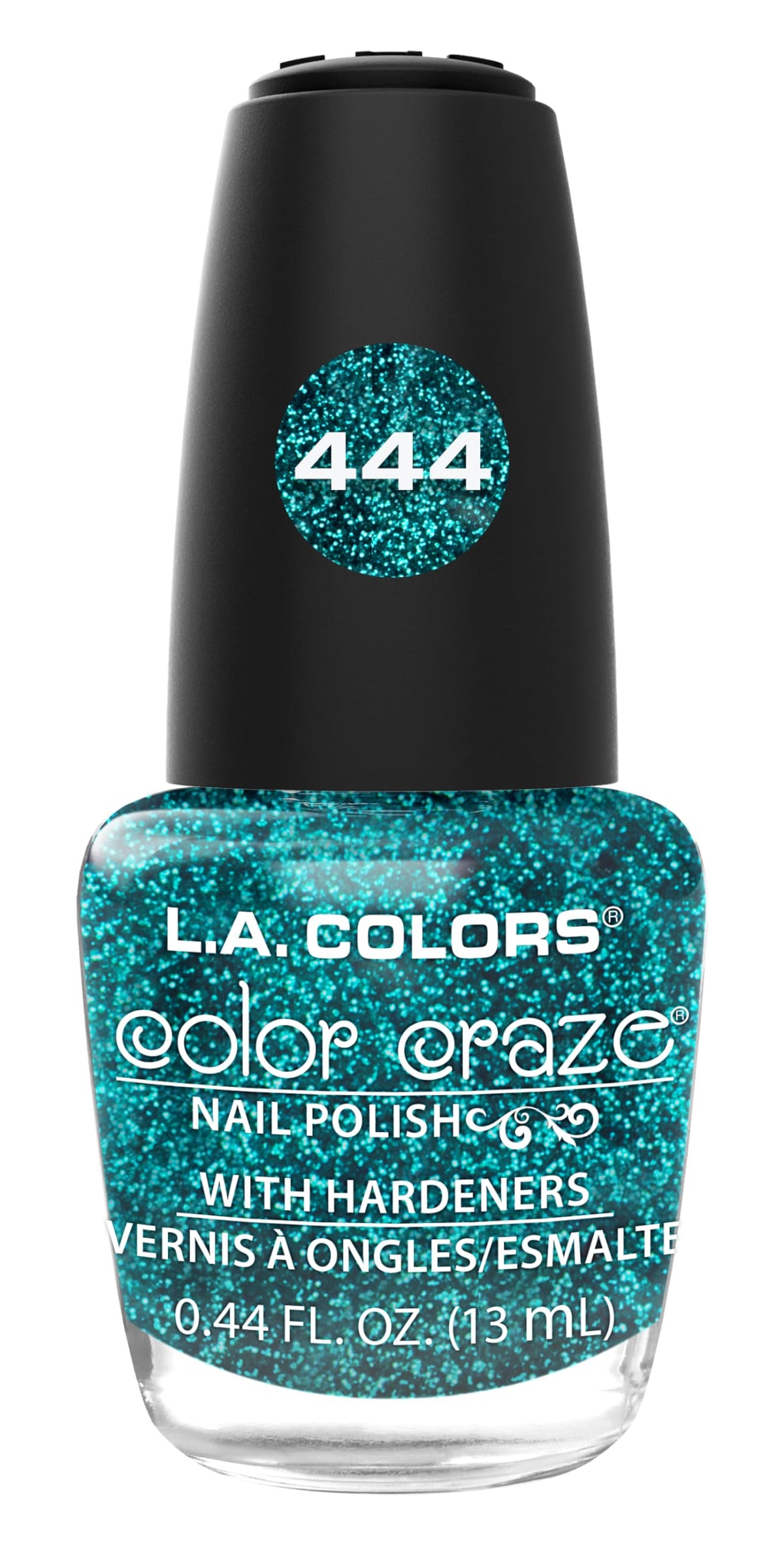 Esmalte L.A. COLORS Color Craze Isla del Tesoro, botella brillante para un acabado duradero.