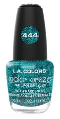 Esmalte L.A. COLORS Color Craze Isla del Tesoro, botella brillante para un acabado duradero.