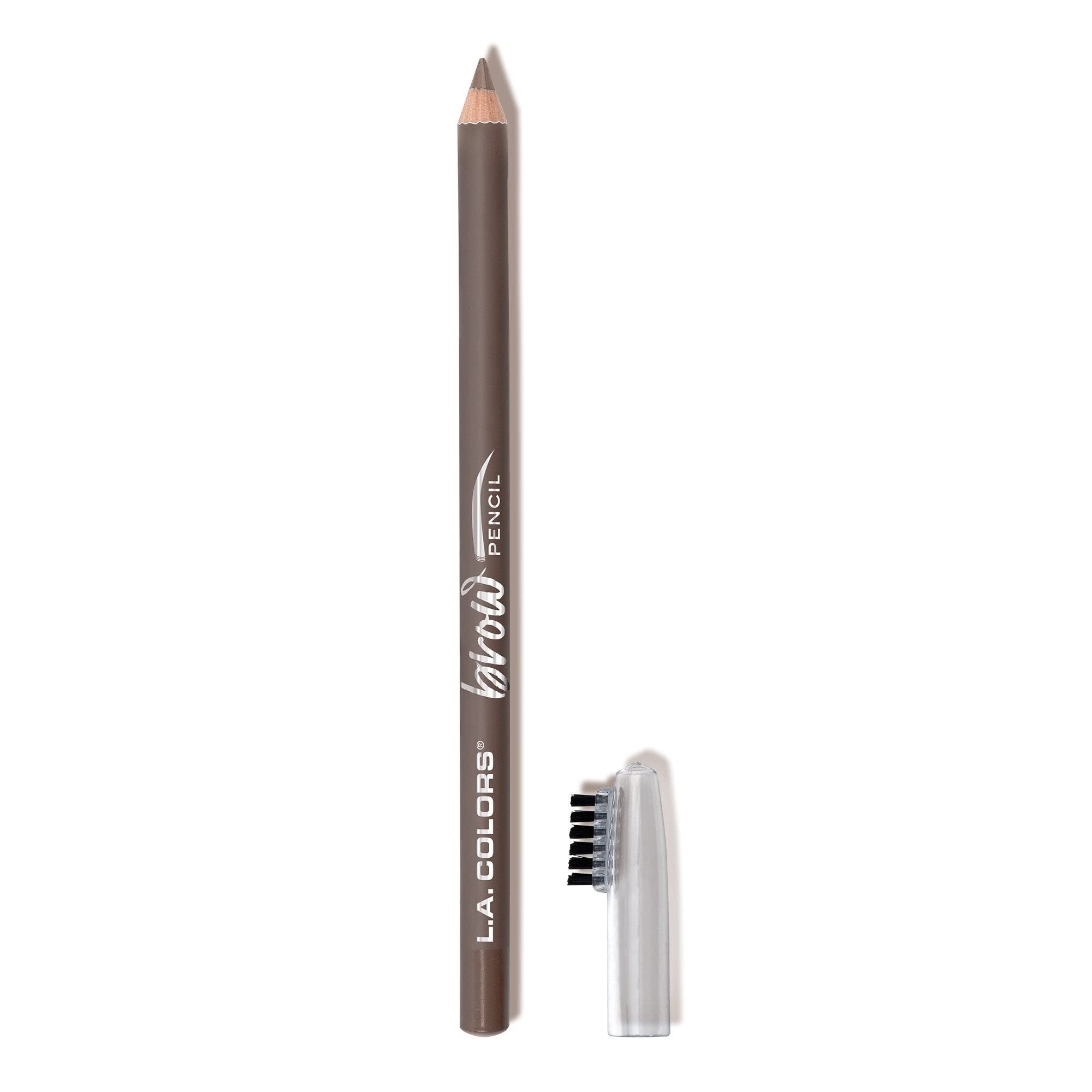 L.A. COLORS lapiz cejas punta fina taupe para trazos naturales y definidas todo el día
