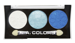 L.A. COLORS Paleta No Me Olvides: tres tonos versátiles para looks duraderos.