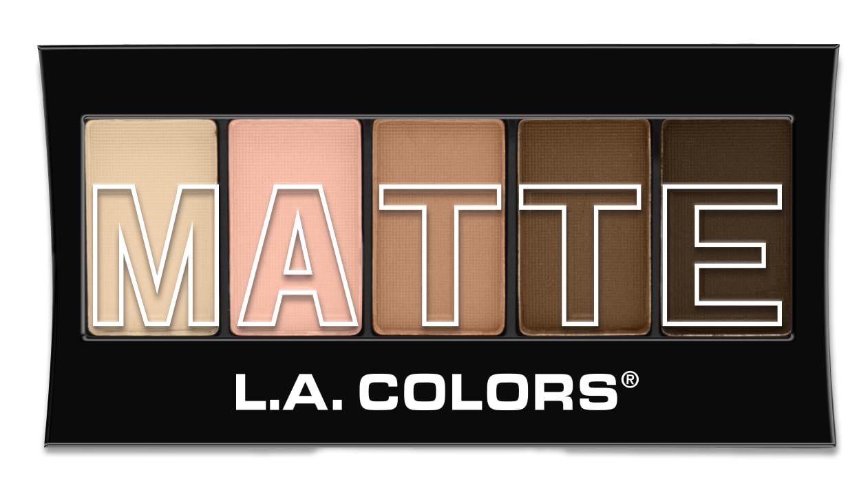 Detalles de aplicación suave con la paleta Tan Khaki de L.A. COLORS
