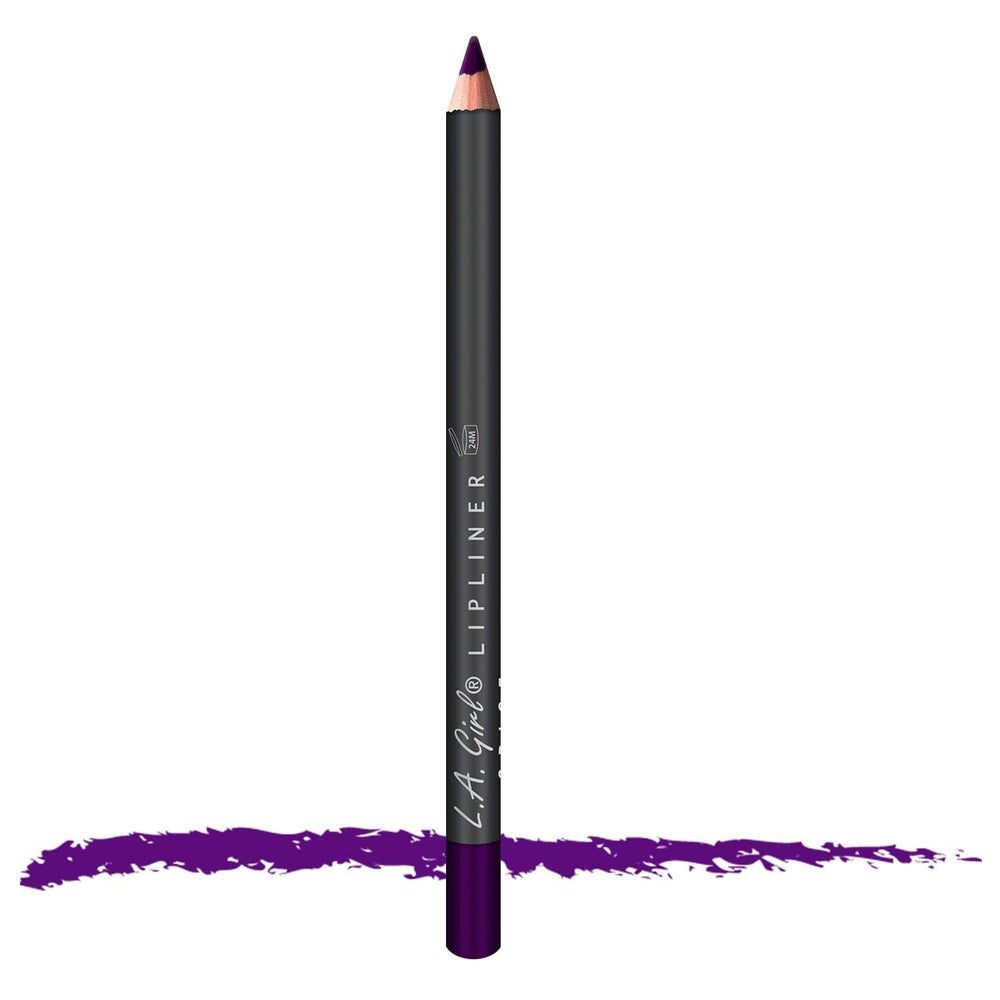 Delineador de labios L.A. Girl en púrpura profundo para definición duradera.