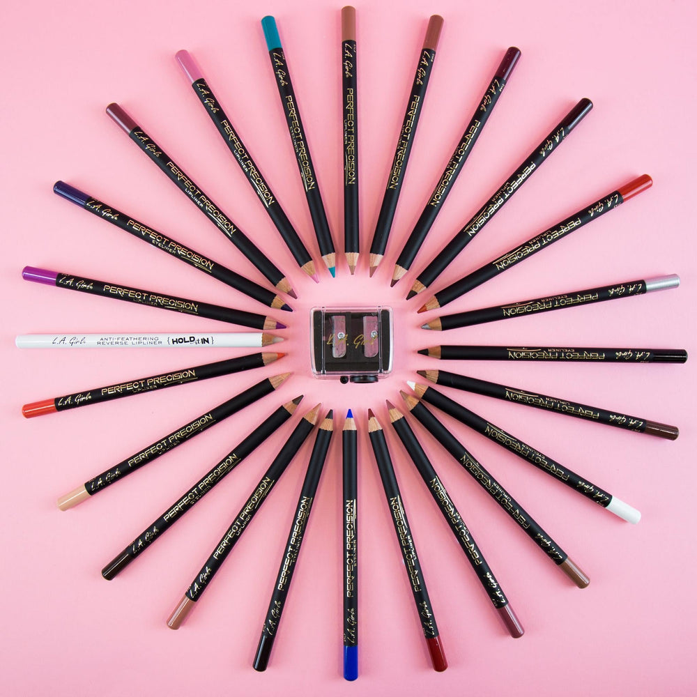 L.A. Girl Delineador de labios Afilador 3-en-1 incluido