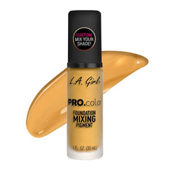L.A. Girl PRO.color pigmento naranja, añade calidez natural a la base
