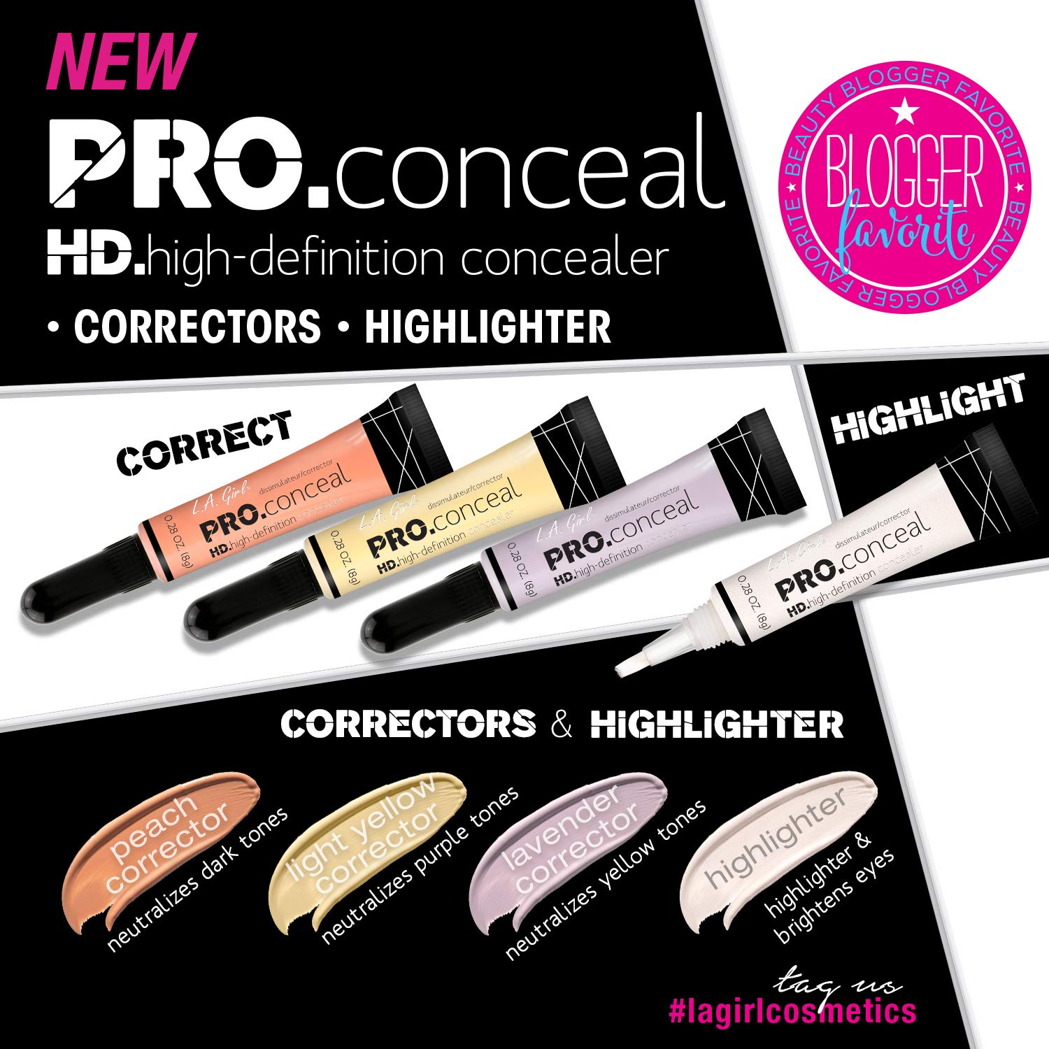 L.A. Girl Pro Conceal HD cubre ojeras y áreas oscuras con facilidad