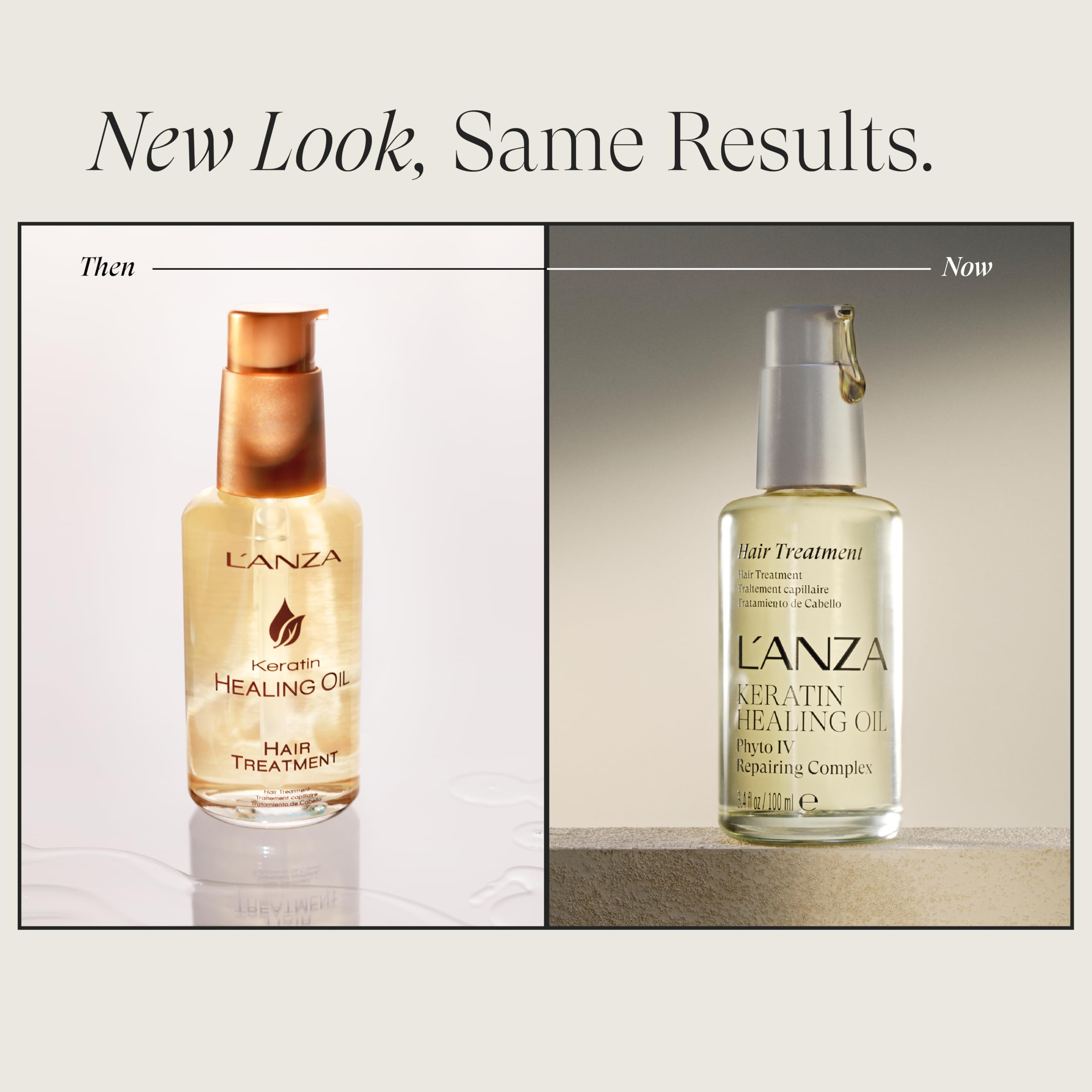 Aceite reparador con keratina de L’ANZA: cabello brillante desde el interior.