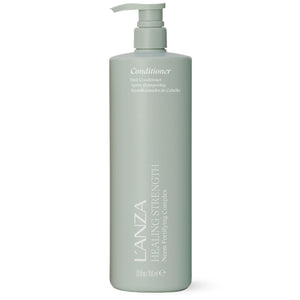 L’ANZA Healing Strength Conditioner en bote para cabello débil, aporta fuerza.