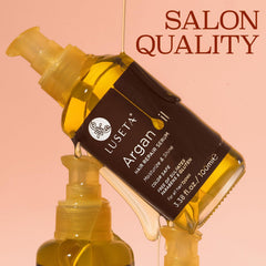 L LUSETA Aceite de Argán, vertido: absorción rápida y control del frizz.
