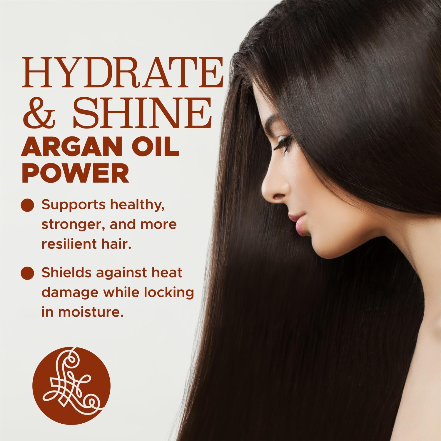 L LUSETA Aceite de Argán, sin sulfatos: cuidado delicado para todo tipo de cabello.