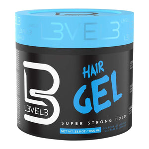 L3 Gel de Pelo con resistencia extrema para peinados duraderos.