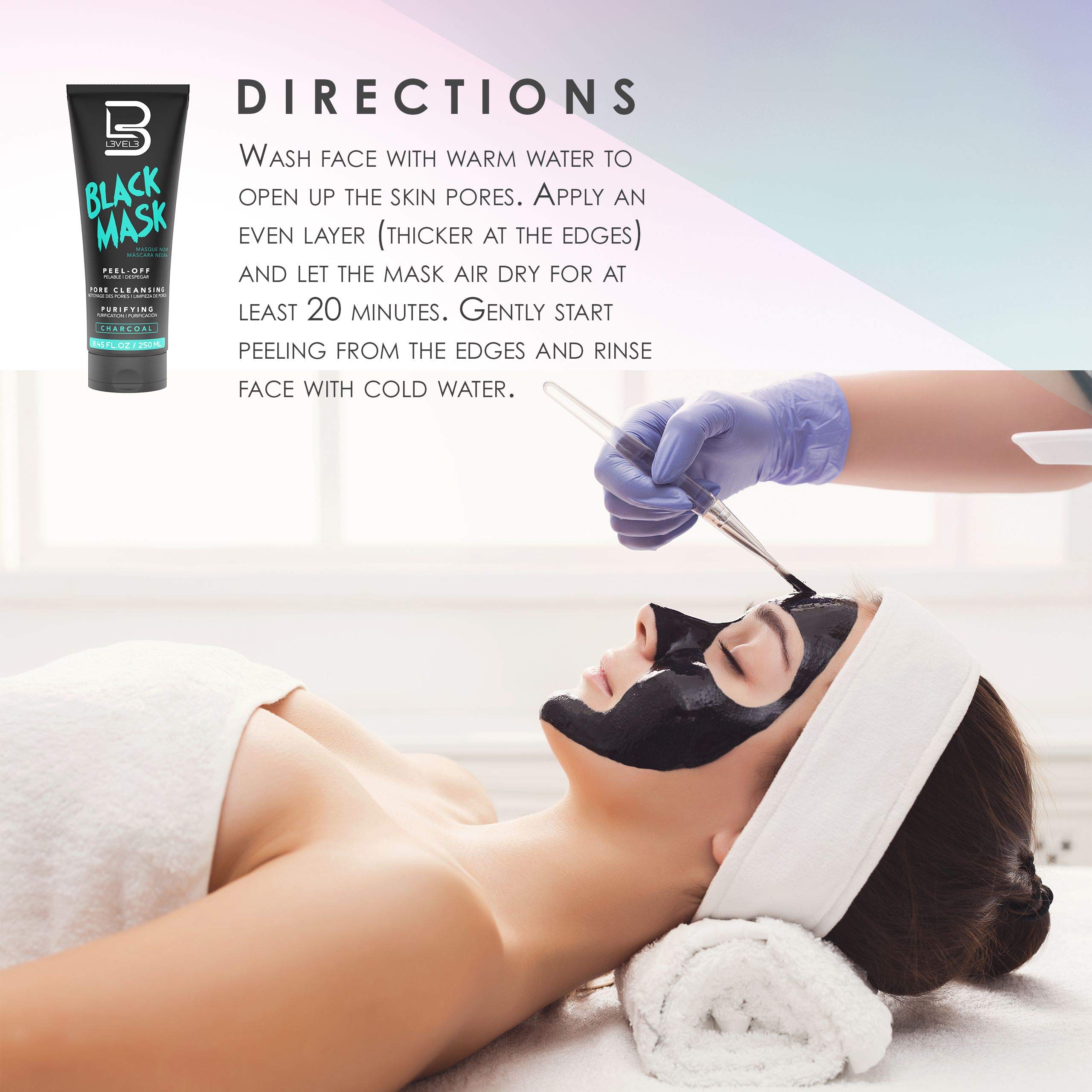 L3 mascarilla despegable para piel radiante y suave.