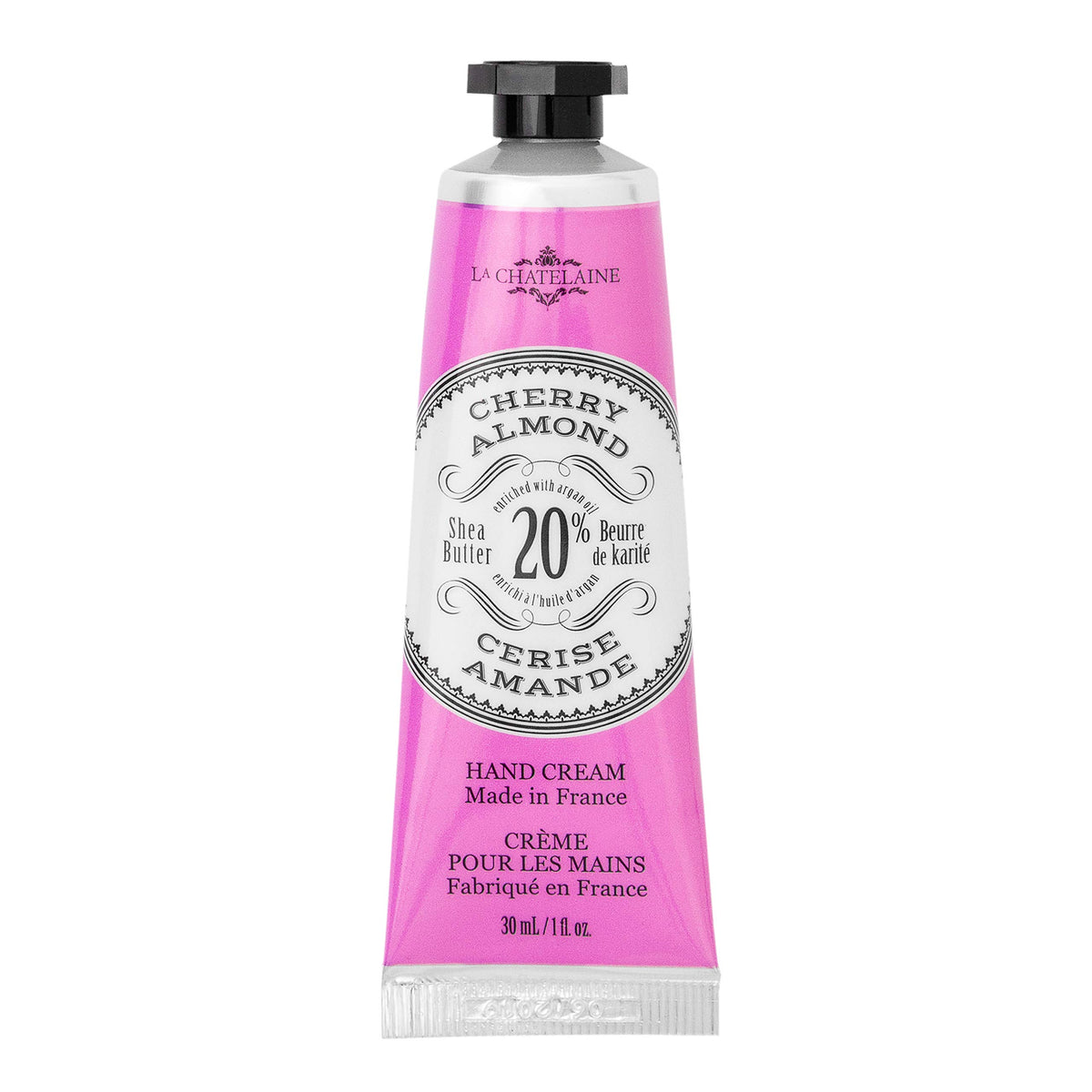 La Chatelaine crema de manos con karité y argán, hidratación profunda en 30 ml.
