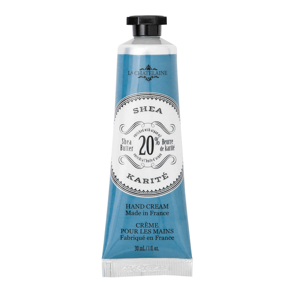 La Chatelaine crema de manos con manteca de karité y argán para hidratación profunda.