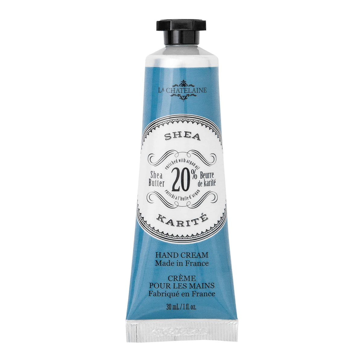 La Chatelaine crema de manos con manteca de karité y argán para hidratación profunda.