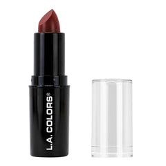 Barra de labios L.A. COLORS Pout Chaser, pigmento intenso en tono sidra de manzana.