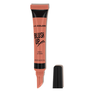 L.A. COLORS Blush Up Nude Glow, aplicación suave para mejillas y labios, look diario.
