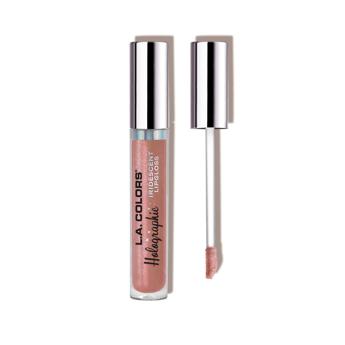L.A. COLORS Heavenly CLG425 brillo labial holográfico para un acabado iridiscente e hidratante