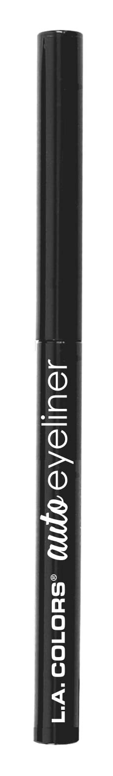 Delineador automático de L.A. COLORS negro CAE661A, delineado suave y duradero.