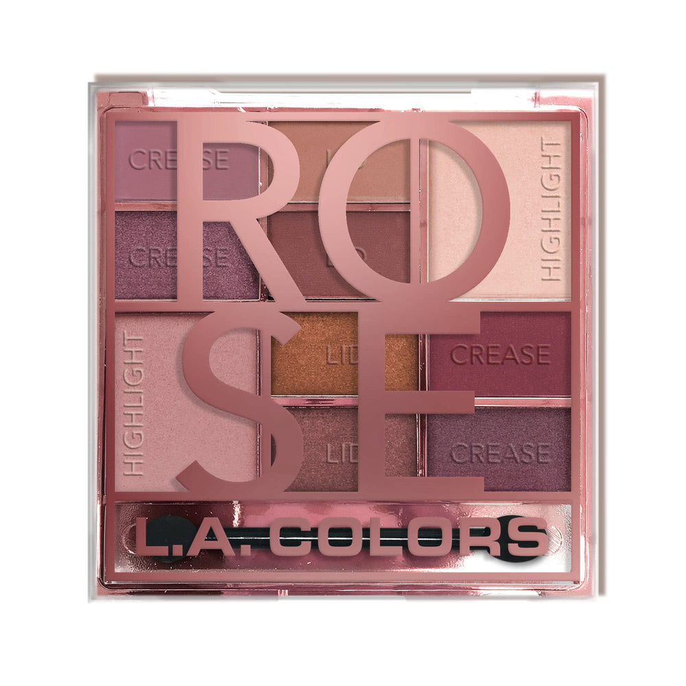 la-colors paleta rosas ces136, paleta compacta para acabados versátiles durante todo el día
