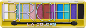 L.A. COLORS Color Vibe Sombras de ojos Ces790 – brillo intenso para ojos vibrantes todo el día.