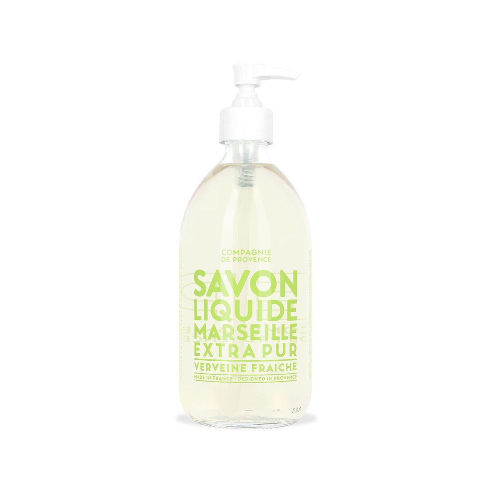 La Compagnie de Provence jabón líquido verbena en botella con dosificador, uso diario