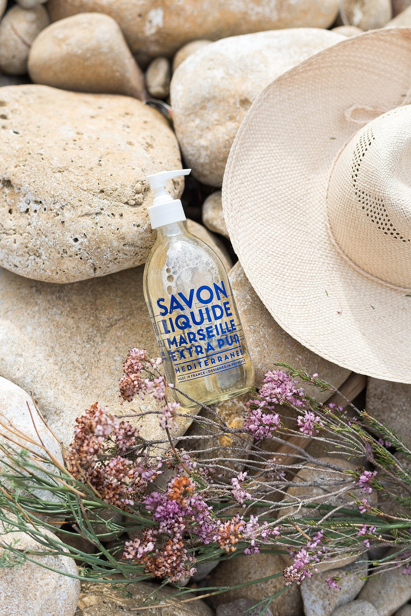 La Compagnie de Provence textura líquida, jabón suave para manos y cuerpo.