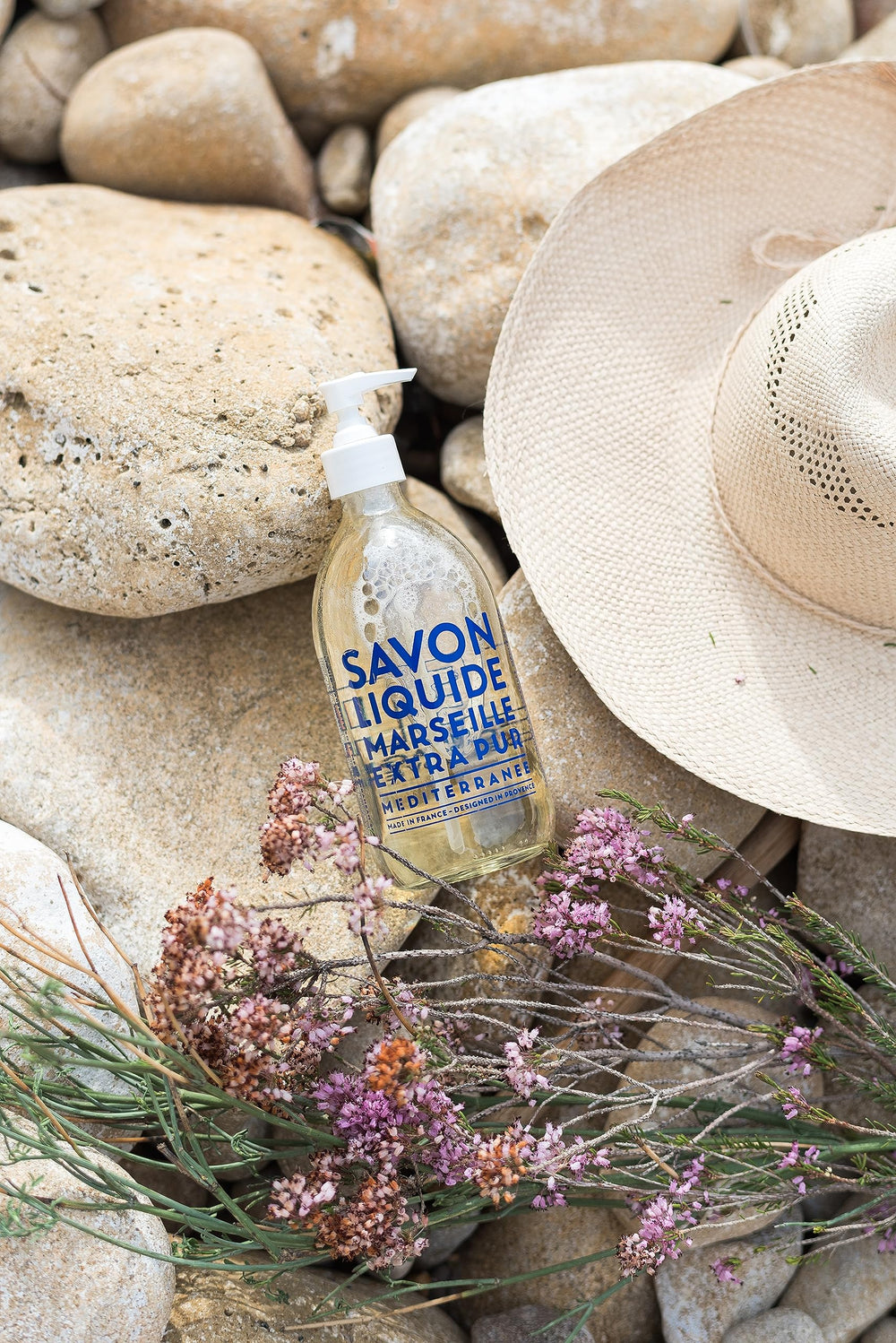 La Compagnie de Provence textura líquida, jabón suave para manos y cuerpo.