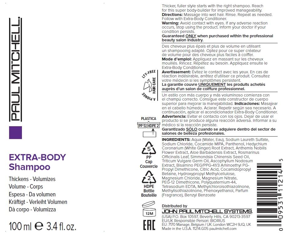 La fórmula de Paul Mitchell con trigo protege las hebras